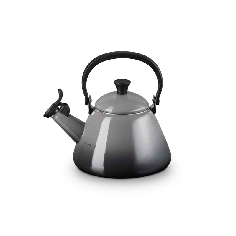 Le Creuset Kone Kettle with Fixed Whistle 1.6L Flint (7085530546234)