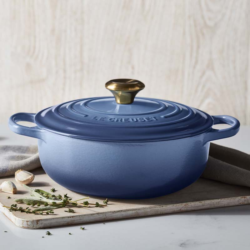 Le Creuset Signature Cast Iron Shallow Casserole Sauteuse 24cm (2383008923706)