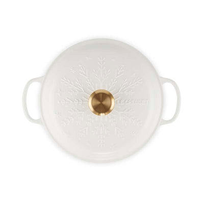 Le Creuset Cast Iron Snowflake Shallow Casserole 26cm (7311019311162)