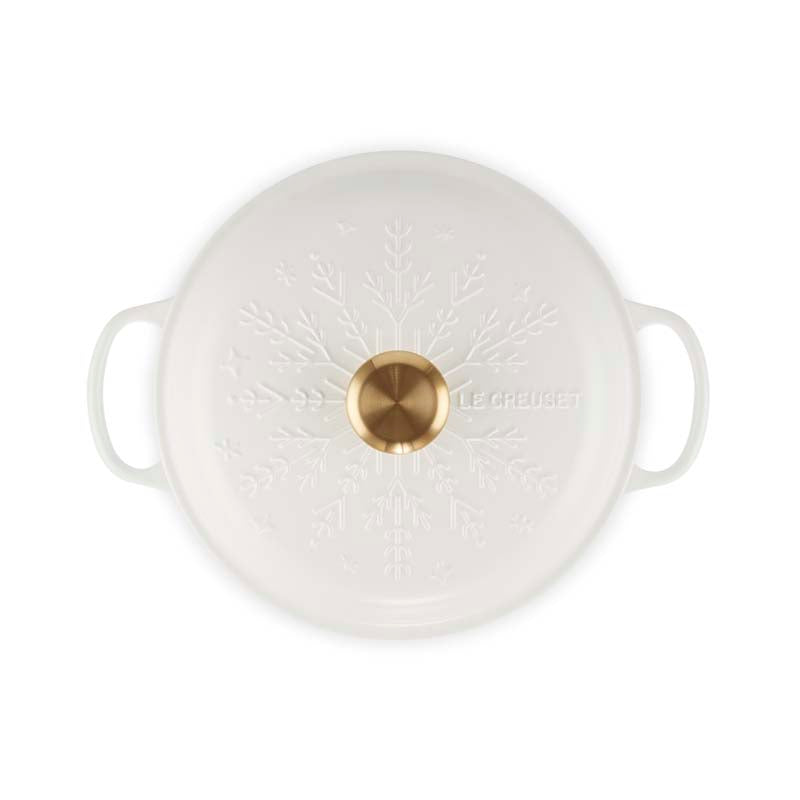 Le Creuset Cast Iron Snowflake Shallow Casserole 26cm (7311019311162)