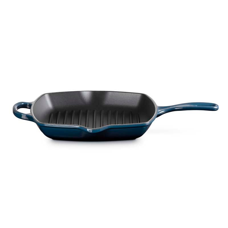 Le Creuset Signature Cast Iron Square Grillit 26cm Nuit (15217475191162)