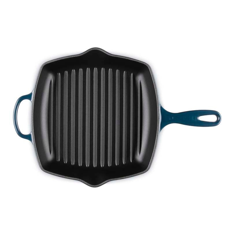 Le Creuset Signature Cast Iron Square Grillit 26cm Nuit (15217475191162)