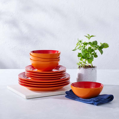 Le Creuset Stoneware 12 piece Dinnerware Set (7354930069562)