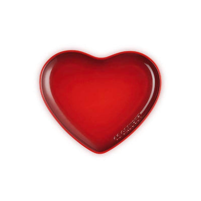 Le Creuset Stoneware Heart Shaped Plate 23cm (7184545906746)