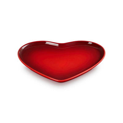 Le Creuset Stoneware Heart Shaped Serving Platter 32cm (7184366108730)