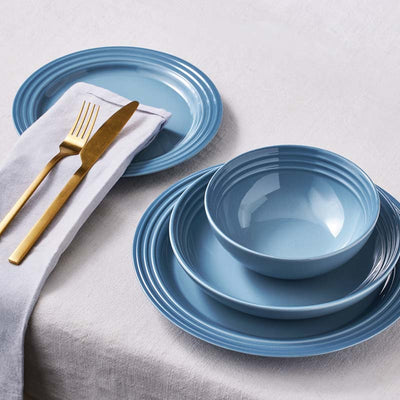 Le Creuset Stoneware Dinner Plate 27cm Chambray (14806578856314)