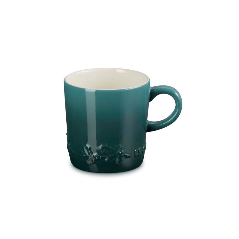 Le Creuset Stoneware Holly Cappuccino Mug 200ml (14806662054266)