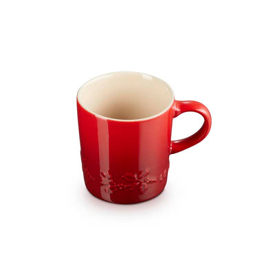 Le Creuset Stoneware Holly Cappuccino Mug 200ml (14806662054266)