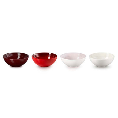Le Creuset Stoneware La Petits Fours Collection Cereal Bowls 16cm ( Set of 4) (7174407618618)