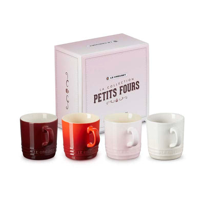 Le Creuset Stoneware La Petits Fours Collection Cappuccino Mugs 200ml (Set of 4) (7174407585850)
