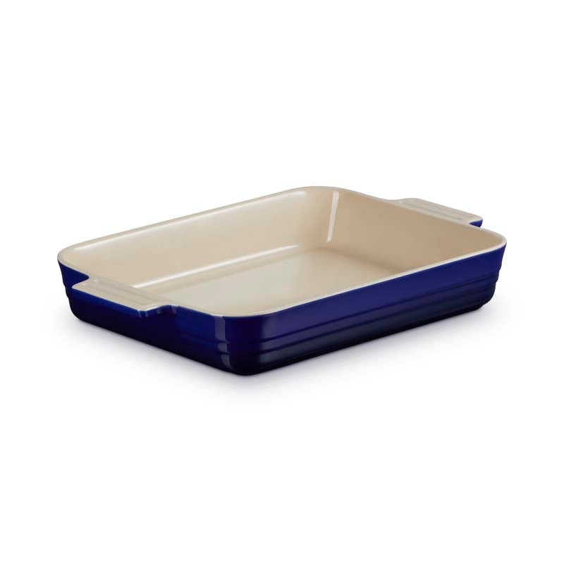 Le Creuset Stoneware Classic Rectangular Dish 32cm Indigo – Art of ...
