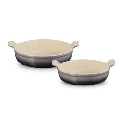 Le Creuset Stoneware Round Baking Dish Set 20cm & 24cm (7118630158394)