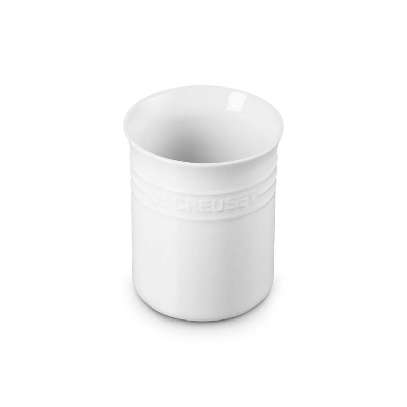 Le Creuset Stoneware Small Utensil Jar White (7311018000442)