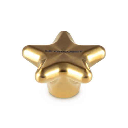 Le Creuset Stoneware Star Knob 6cm Gold (7135056035898)