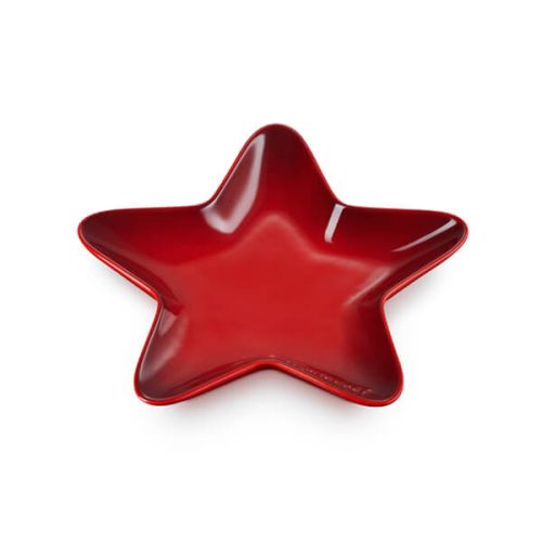 Le Creuset Stoneware Star Plate 20cm Cerise (7135056068666)