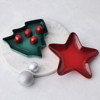 Le Creuset Stoneware Star Plate 20cm Cerise (7135056068666)