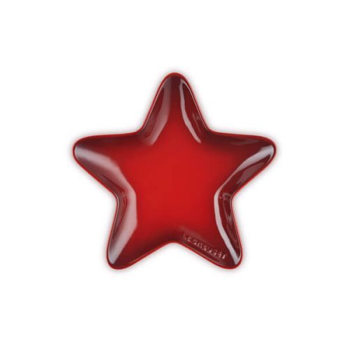 Le Creuset Stoneware Star Plate 20cm Cerise (7135056068666)