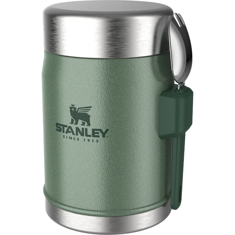 Stanley Food Jar + Spork 0.4L Green (253472) (7312222715962)