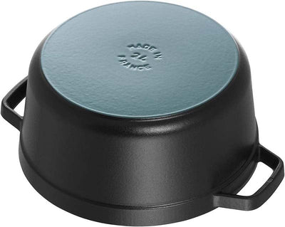 Staub Cast Iron Cocotte Round 28cm Black (342329) (7311024390202) (2383005155386)