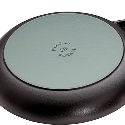 Staub Cast Iron Fry Pan with wooden handle Black (7311023833146)