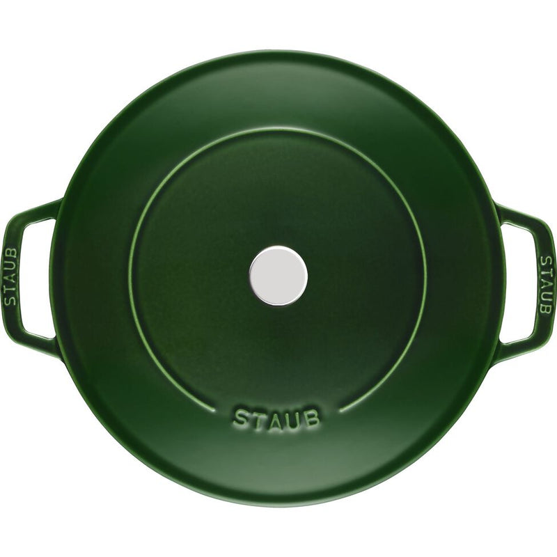 Staub Cast Iron Saute Pan Chistera 24cm Basil Green (361309) (7311024095290) (7311024062522)