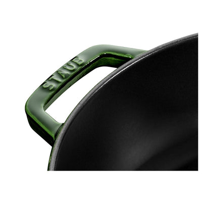 Staub Cast Iron Saute Pan Chistera 24cm Basil Green (361309) (7311024095290) (7311024062522)