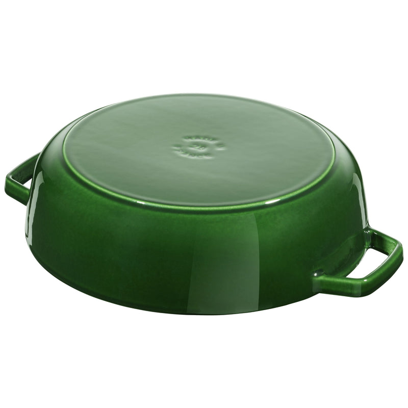 Staub Cast Iron Saute Pan Chistera 24cm Basil Green (361309) (7311024095290) (7311024062522)