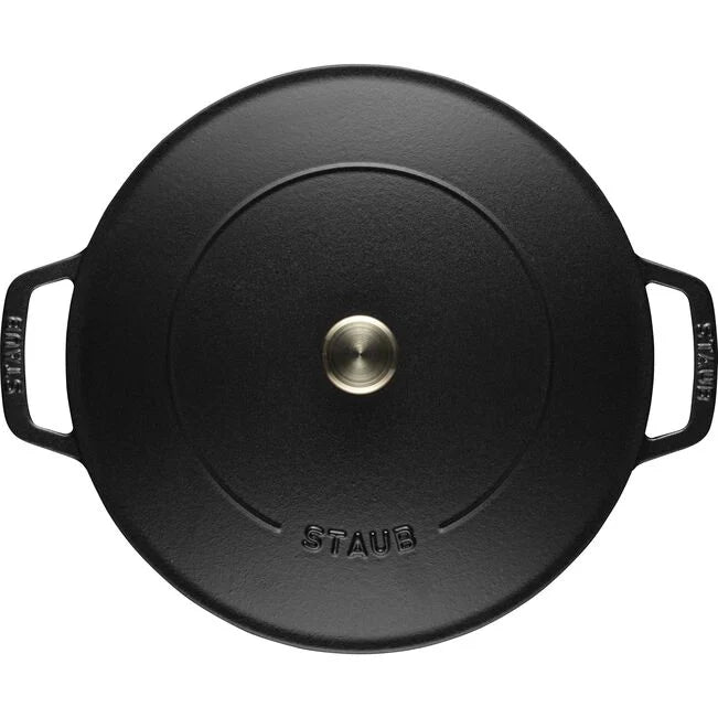 Staub Cast Iron Saute Pan Chistera 24cm Black (361307) (7311024160826) (7311024062522)