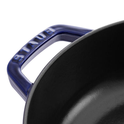 Staub Cast Iron Saute Pan Chistera 24cm Dark Blue (361308) (7311024128058) (7311024062522)