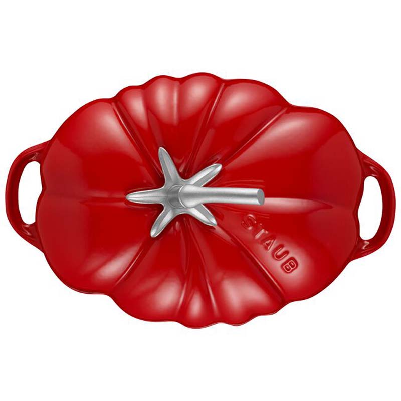 Staub Cast Iron Tomato Cocotte 25cm Cherry (342334) (7311024226362)