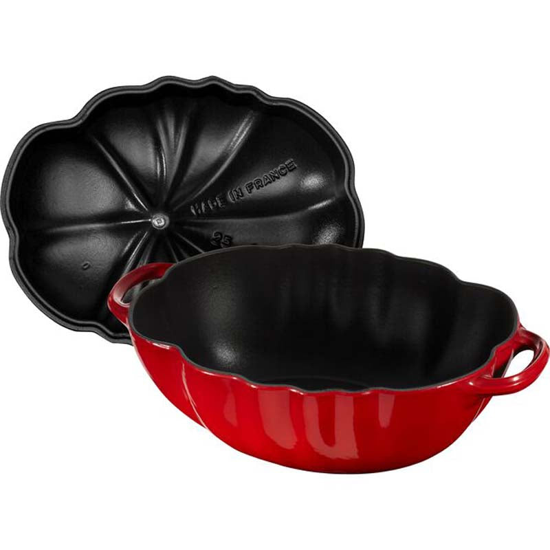 Staub Cast Iron Tomato Cocotte 25cm Cherry (342334) (7311024226362)