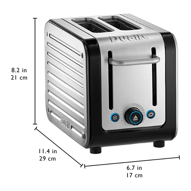 Dualit Architect 2 Slice Toaster Brushed (6860668010554)