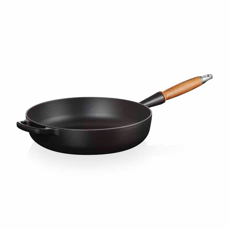 Le Creuset Saute Pan 28cm Black (6763354816570)