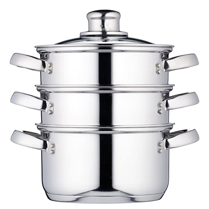 K.C. 3TIER 16CM STEAMER Stainless Steel (6858686267450)