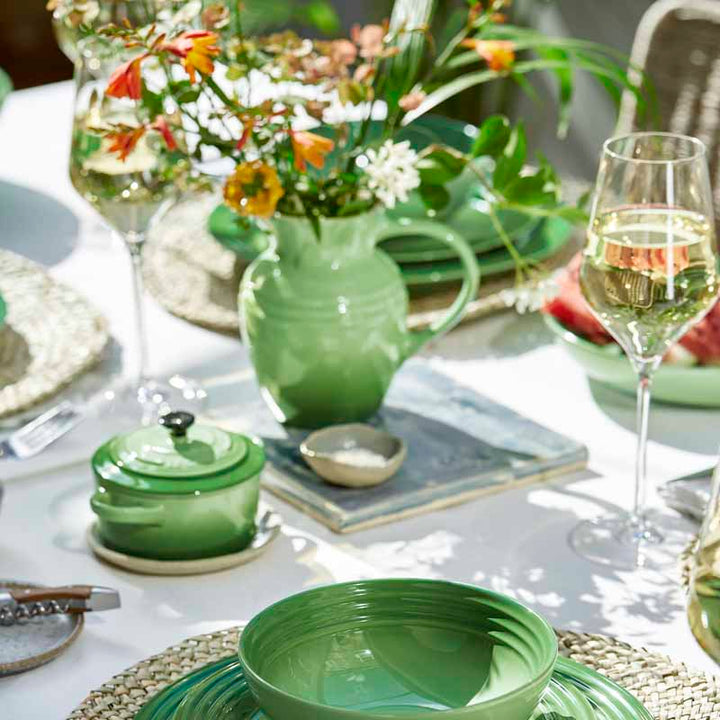 Le Creuset Stoneware Petite Round Casserole Bamboo Green – Art of