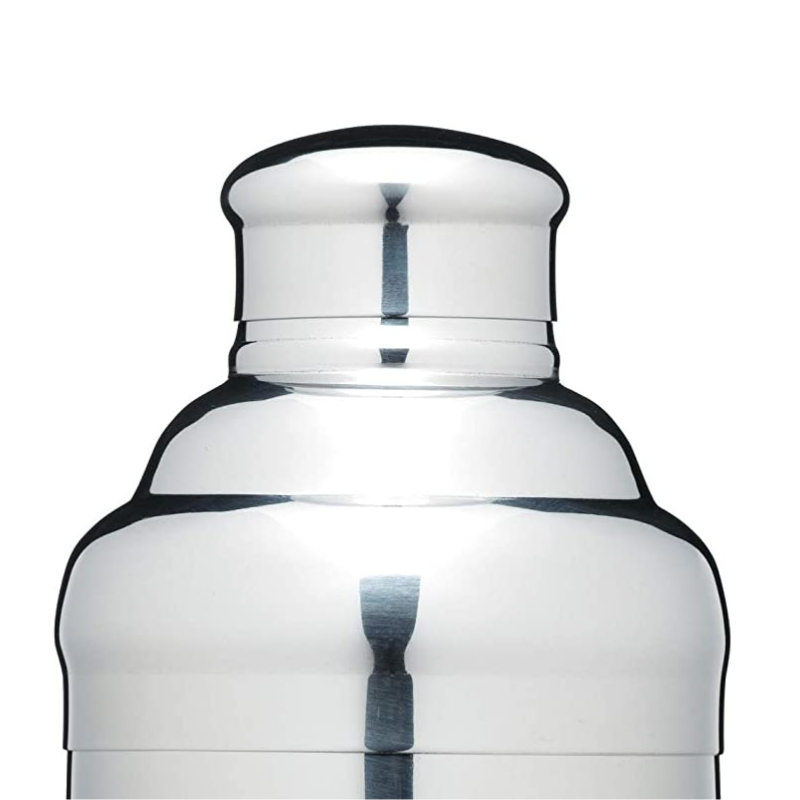 Kitchen Craft Barcraft Ribbed Cocktail Shaker 500ml Stainless Steel (6857973628986)