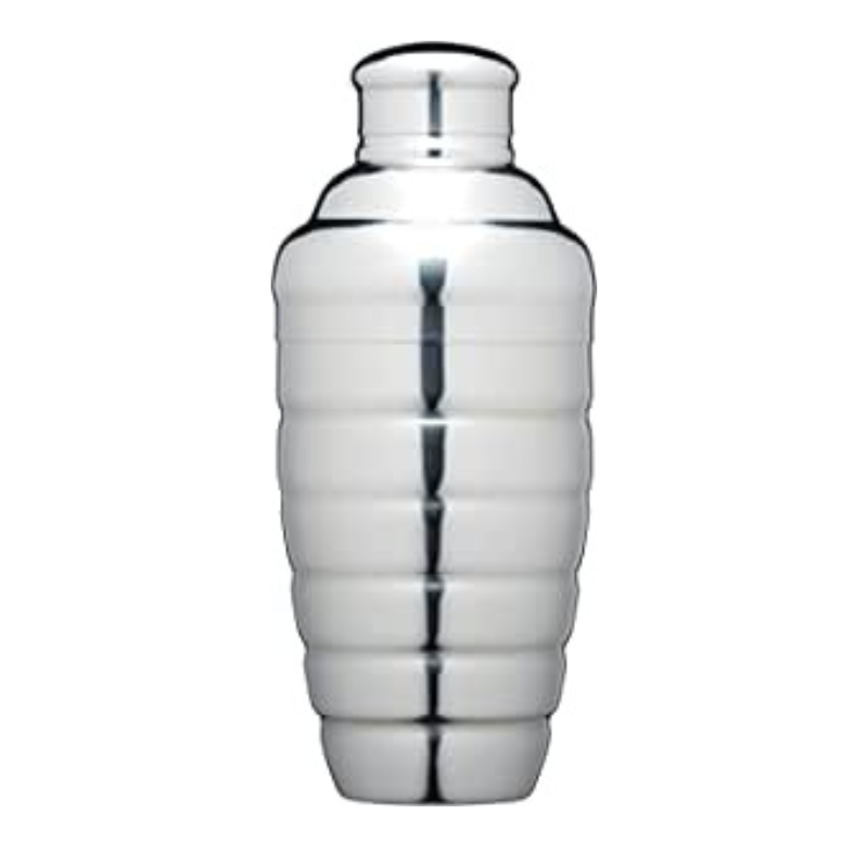 Kitchen Craft Barcraft Ribbed Cocktail Shaker 500ml Stainless Steel (6857973628986)