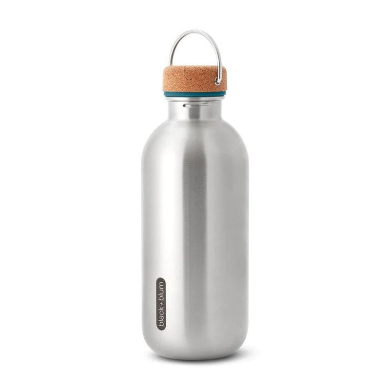 Black & Blum Bottle Ocean Steel/Cork 0.6L (6870948479034)