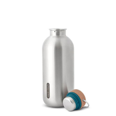 Black & Blum Bottle Ocean Steel/Cork 0.6L (6870948479034)