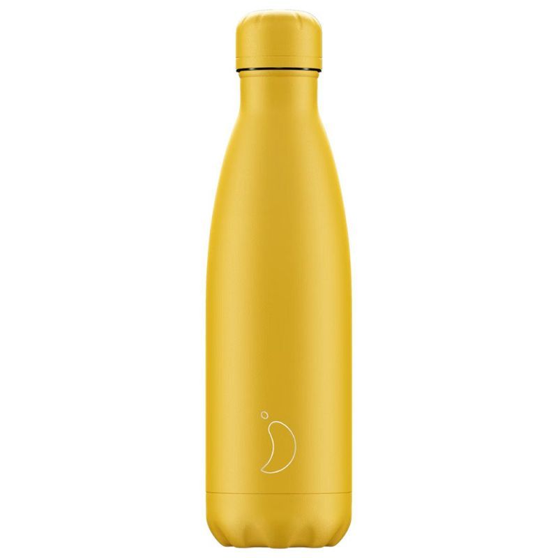 Chillys Matte Burnt All Yellow 500ml Bottle (6858154180666)