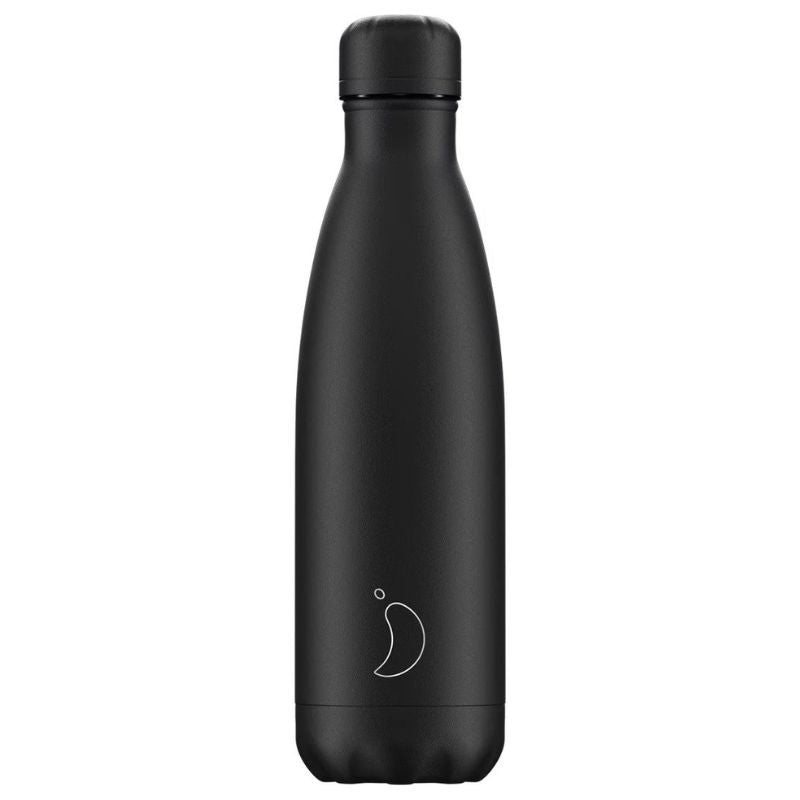 Chillys Monochrome All Black 500ml Bottle (6858154016826)