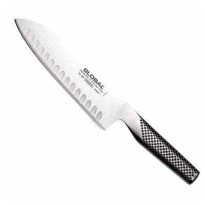 Global Santoku Fluted Knife 18cm G-80 (6762738647098)