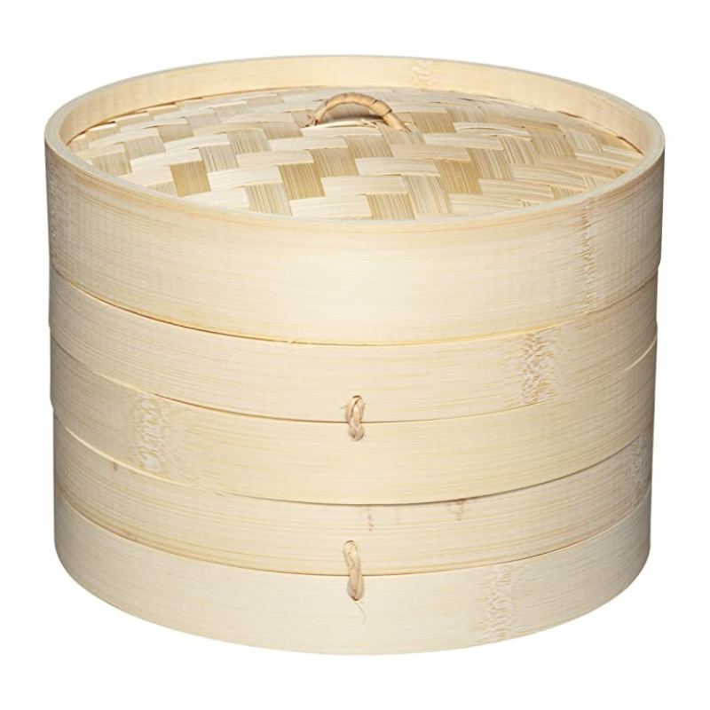 Kitchen Craft Bamboo Steamer 8in / 20cm (6857973760058)