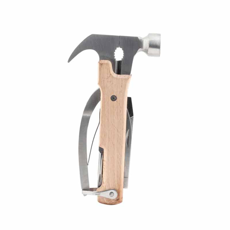 Kikkerland Wood Multi Function Hammer Tool (6801739808826)