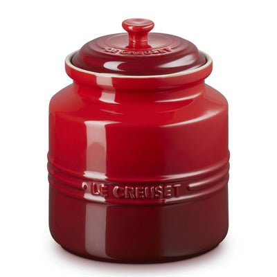Le Creuset Stoneware Biscuit Jar Cerise (6860667519034)