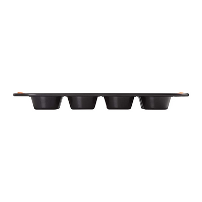 Le Creuset Bakeware Muffin Tray Satin Black 12 Cup (6876391604282)