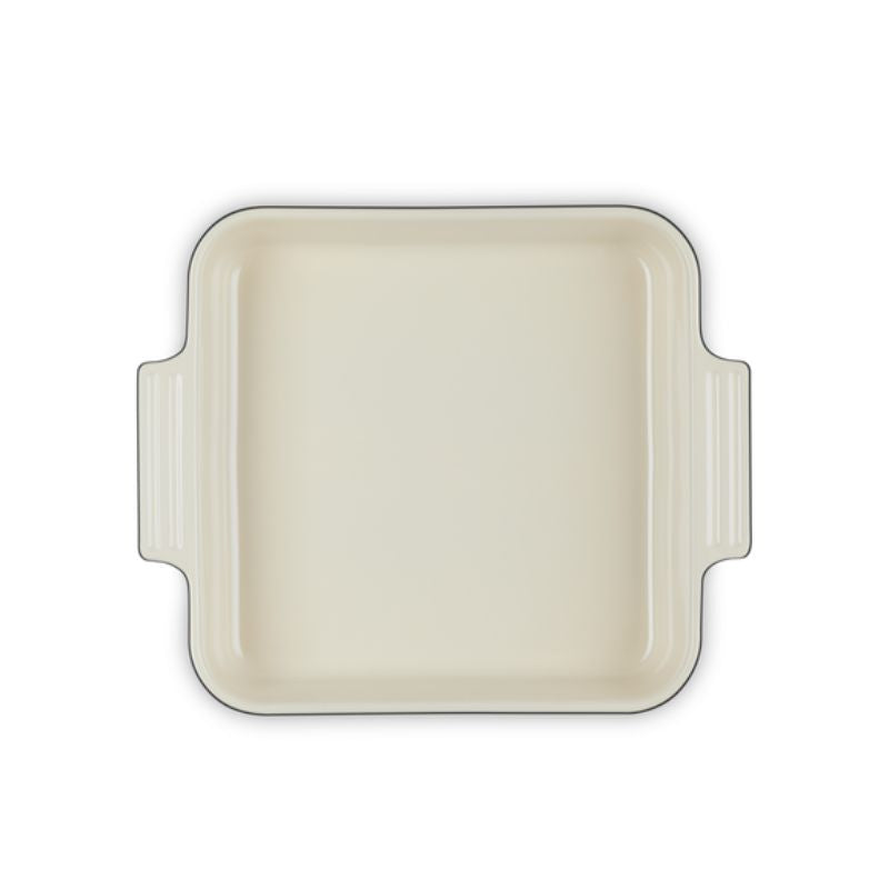 Le Creuset Stoneware 23cm Classic Square Dish Satin Black (6828608061498)