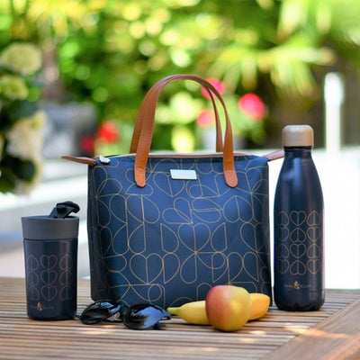 Navigate Beau and Elliot Brokenhearted Lunch Tote Navy (6789023531066)