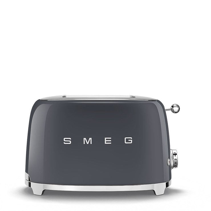 Smeg 2 Slice Toaster Slate Grey (6859286380602)