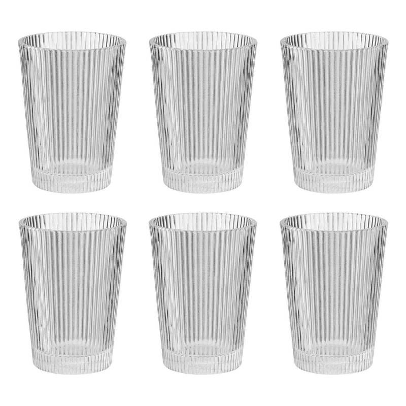 Stelton Pilastro Drinking Glasses .33L (6 Pcs) (6892271468602)